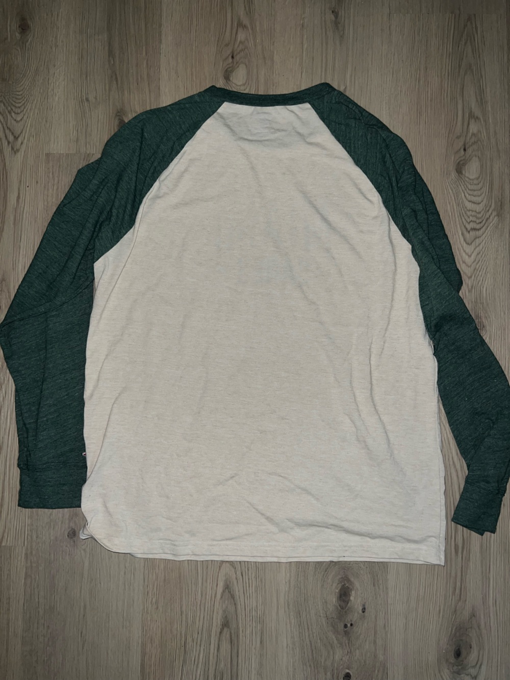 League Miami Canes Long Sleeve Tee – Green & Tan (XL) - Picture 13 of 14